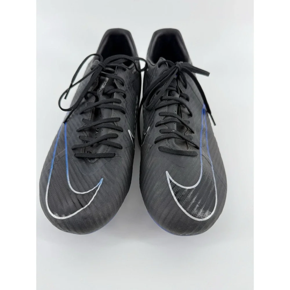 Nike Zoom Vapor 15 Academy FG MG Black Blue New‎ Soccer Cleats Mens Size 11